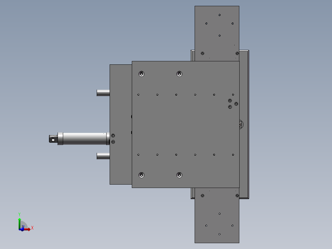 自动丝印机sw12可编辑左视图