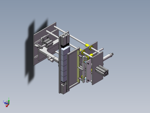 自动丝印机sw12可编辑正等轴测缩略图