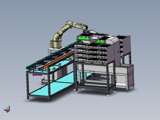 机器人自动上内存条设备sw21