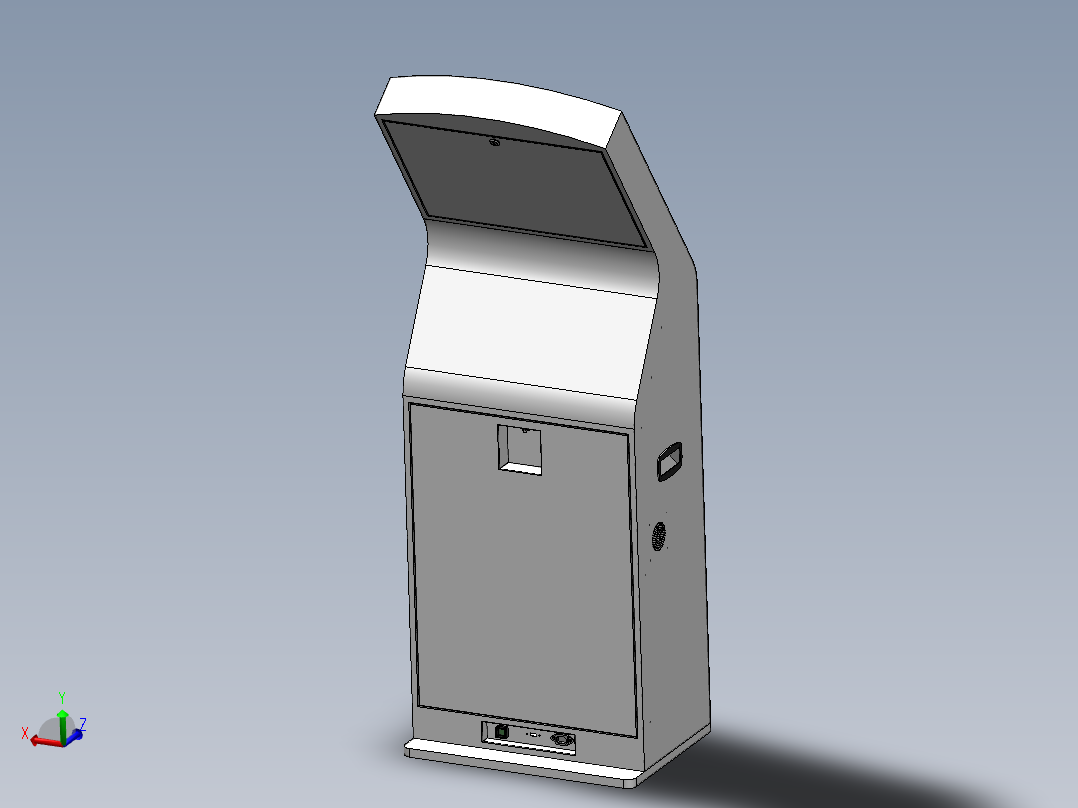 solidworks 钣金模型（乐捐箱