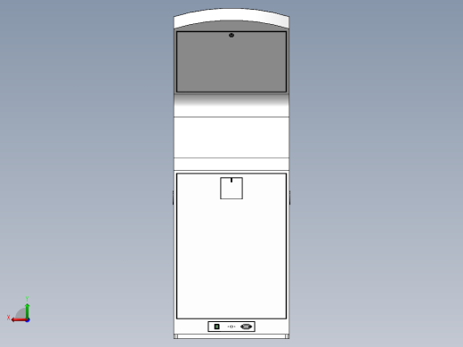 solidworks 钣金模型（乐捐箱后视缩略图
