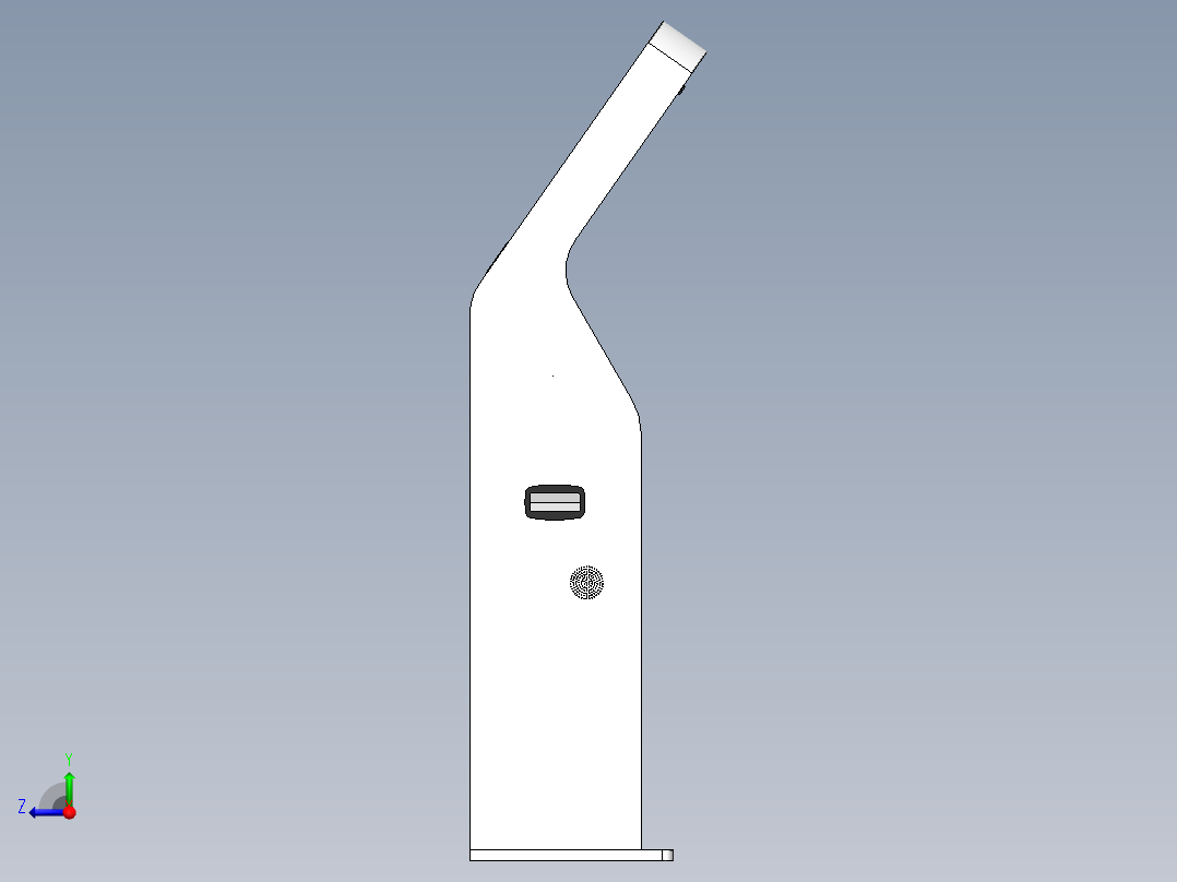 solidworks 钣金模型（乐捐箱右视图
