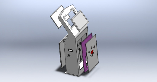 solidworks 钣金模型（乐捐箱缩略图