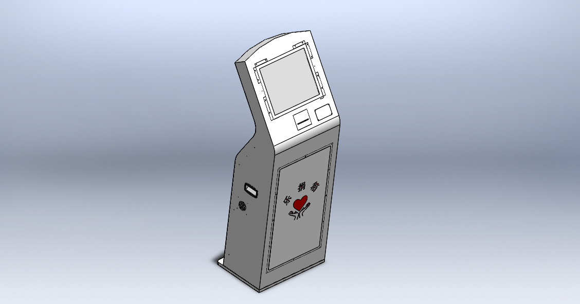 solidworks 钣金模型（乐捐箱
