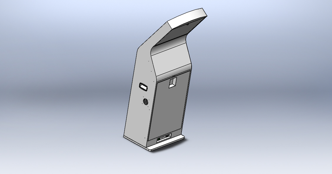 solidworks 钣金模型（乐捐箱