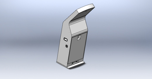 solidworks 钣金模型（乐捐箱缩略图