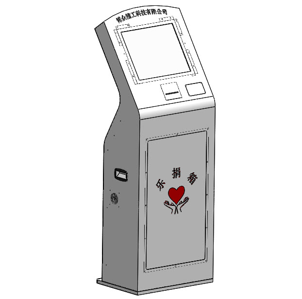 solidworks 钣金模型（乐捐箱