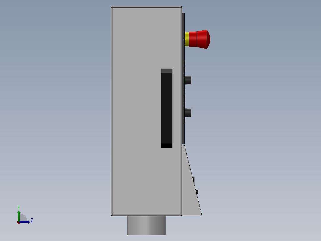 托诺数控SW2014左视图