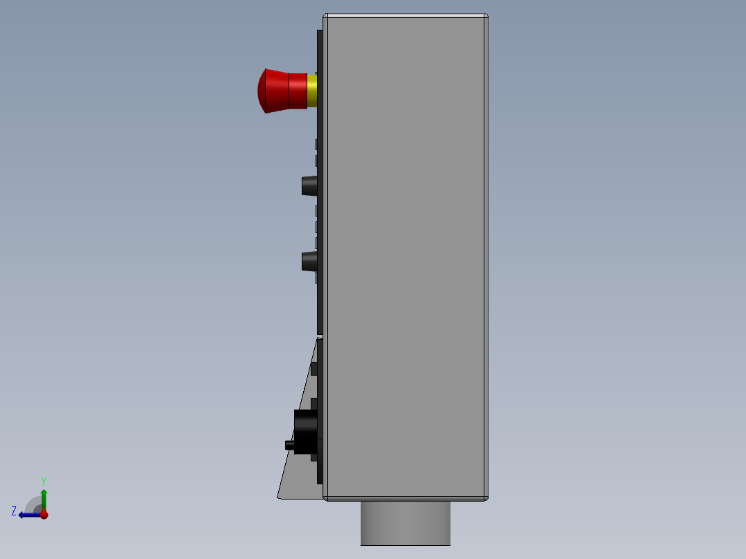 托诺数控SW2014右视图
