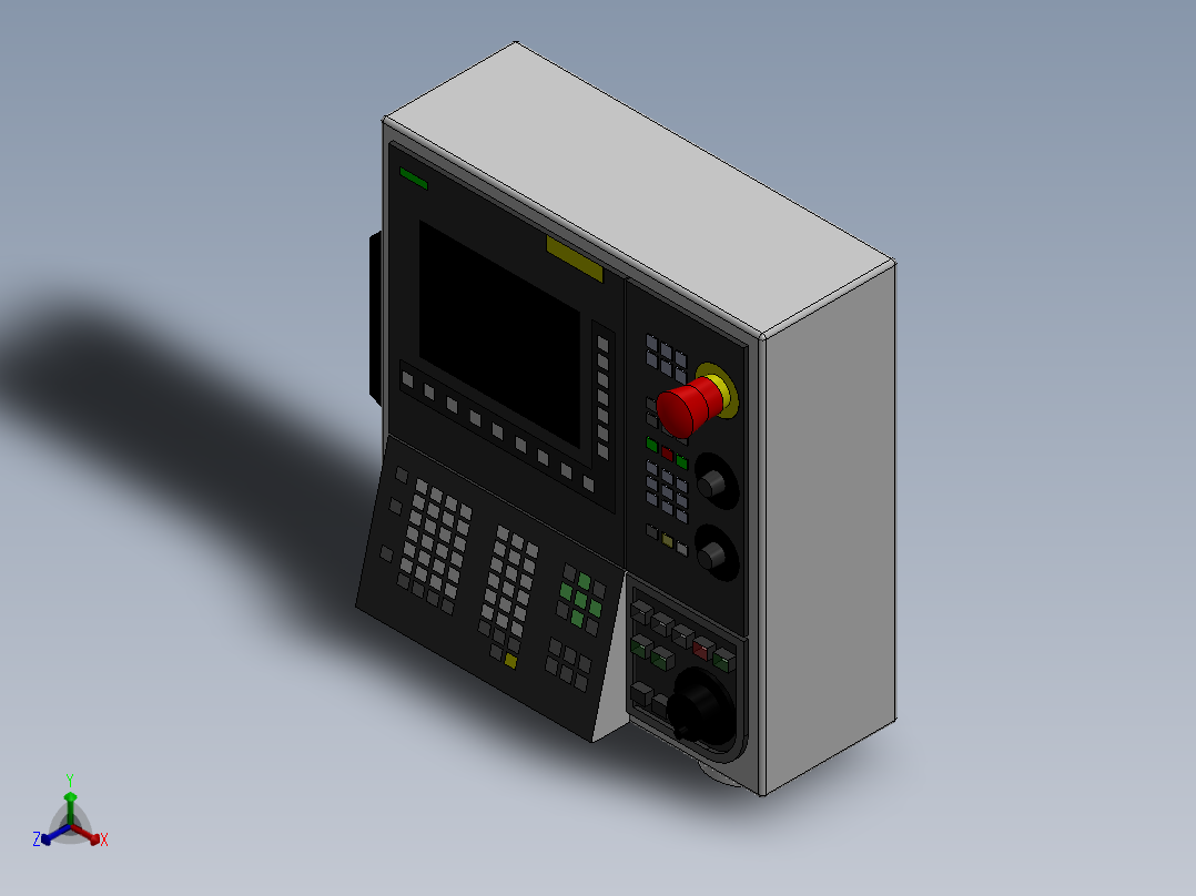 托诺数控SW2014正等轴测图