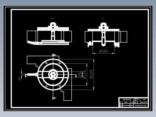 角形轴承箱的全套设计