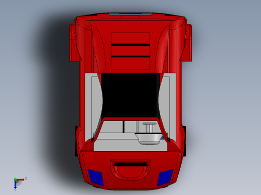 solidworks 兰博基尼跑车模型俯视缩略图