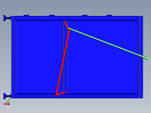 连杆步进升降机构3D模型图纸 STP格式(1)后视缩略图