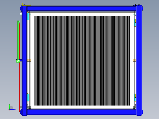 连杆步进升降机构3D模型图纸 STP格式(1)左视缩略图