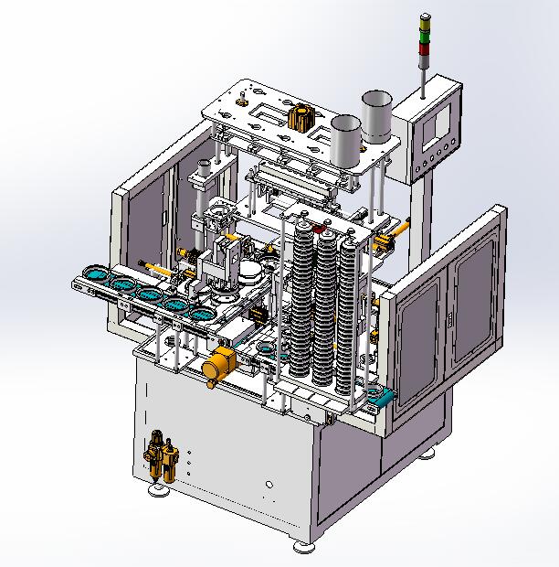 轴承自动合套机3D图纸H512 K349 非标自动化设备3D图纸3D模型