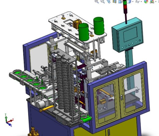 轴承自动合套机3D图纸H512 K349 非标自动化设备3D图纸3D模型缩略图