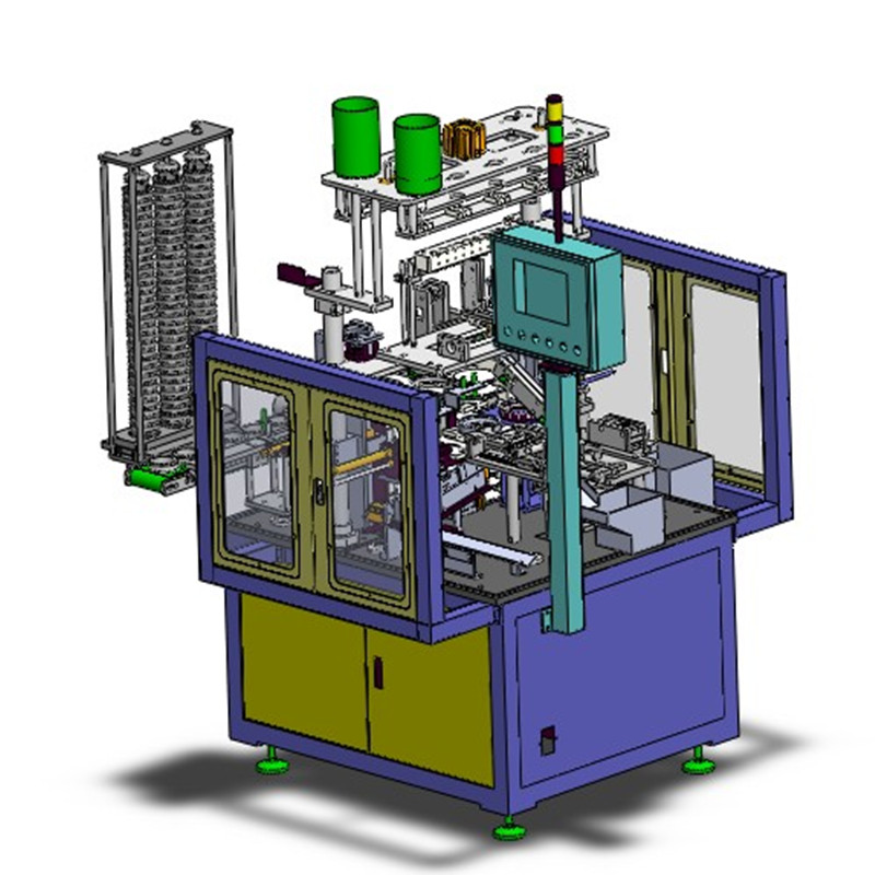 轴承自动合套机3D图纸H512 K349 非标自动化设备3D图纸3D模型