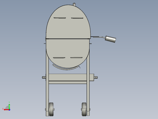 Barbecue户外烧烤架3D数模图纸 STEP格式后视缩略图