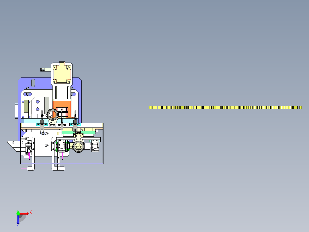 A5_双工位快速移栽并旋转工件机构SW2017俯视图