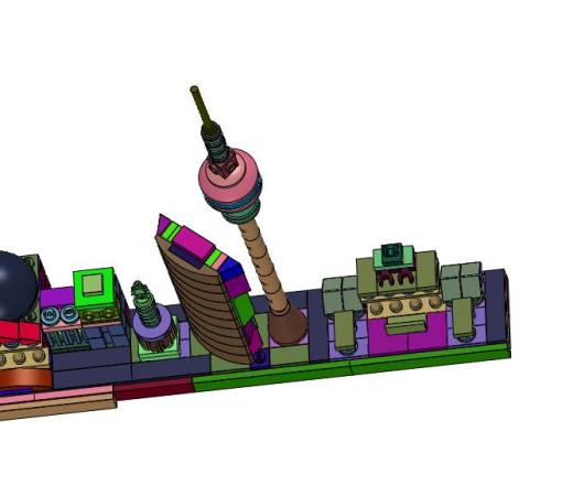 柏林天际线建筑街景积木缩略图