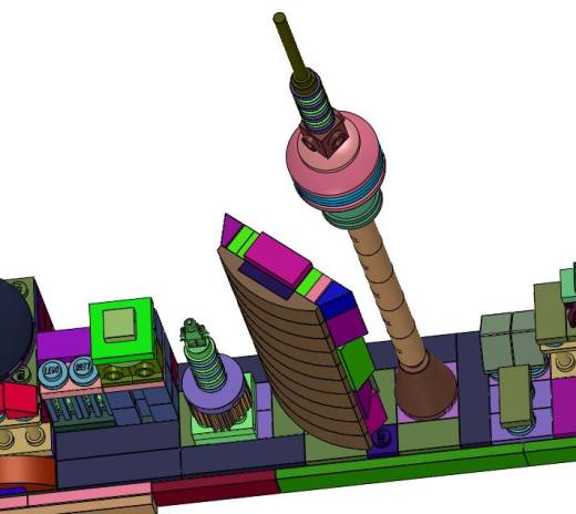 柏林天际线建筑街景积木缩略图