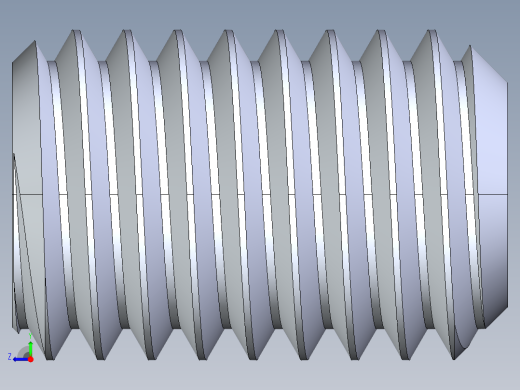 UNC 平头紧定螺钉-UNC SET SCREW 0.500 x0.750.STEP右视缩略图
