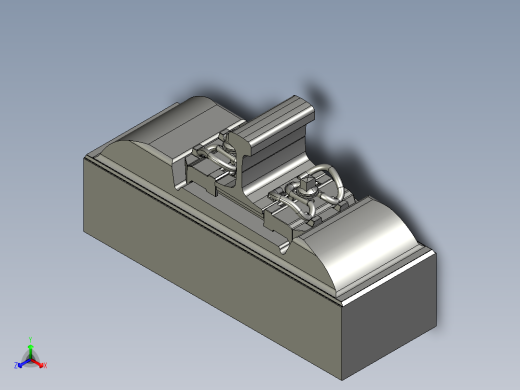 优化福斯罗300型扣件系统三维模型