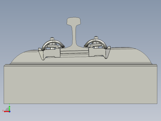 优化福斯罗300型扣件系统三维模型后视缩略图