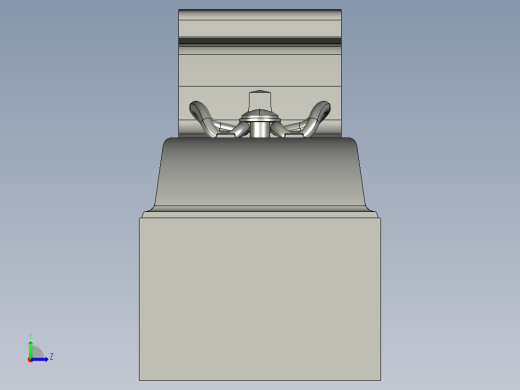优化福斯罗300型扣件系统三维模型左视缩略图