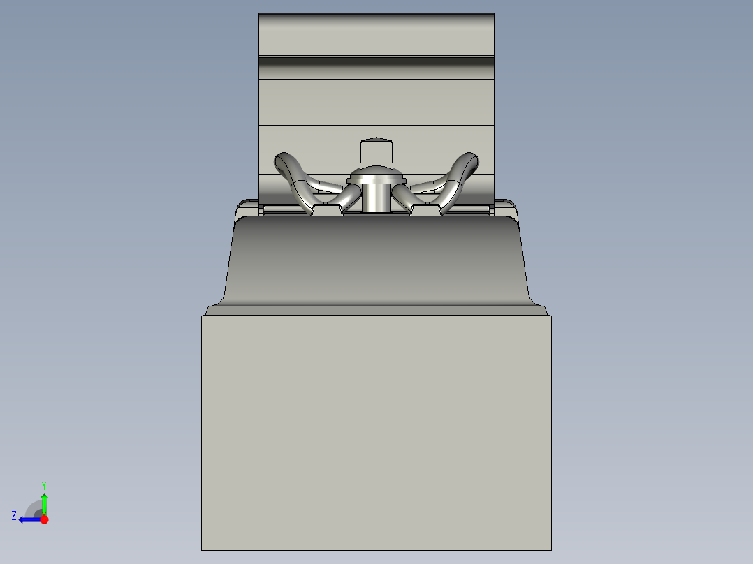 优化福斯罗300型扣件系统三维模型右视图