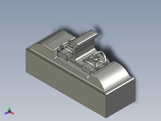 优化福斯罗300型扣件系统三维模型正等轴测缩略图
