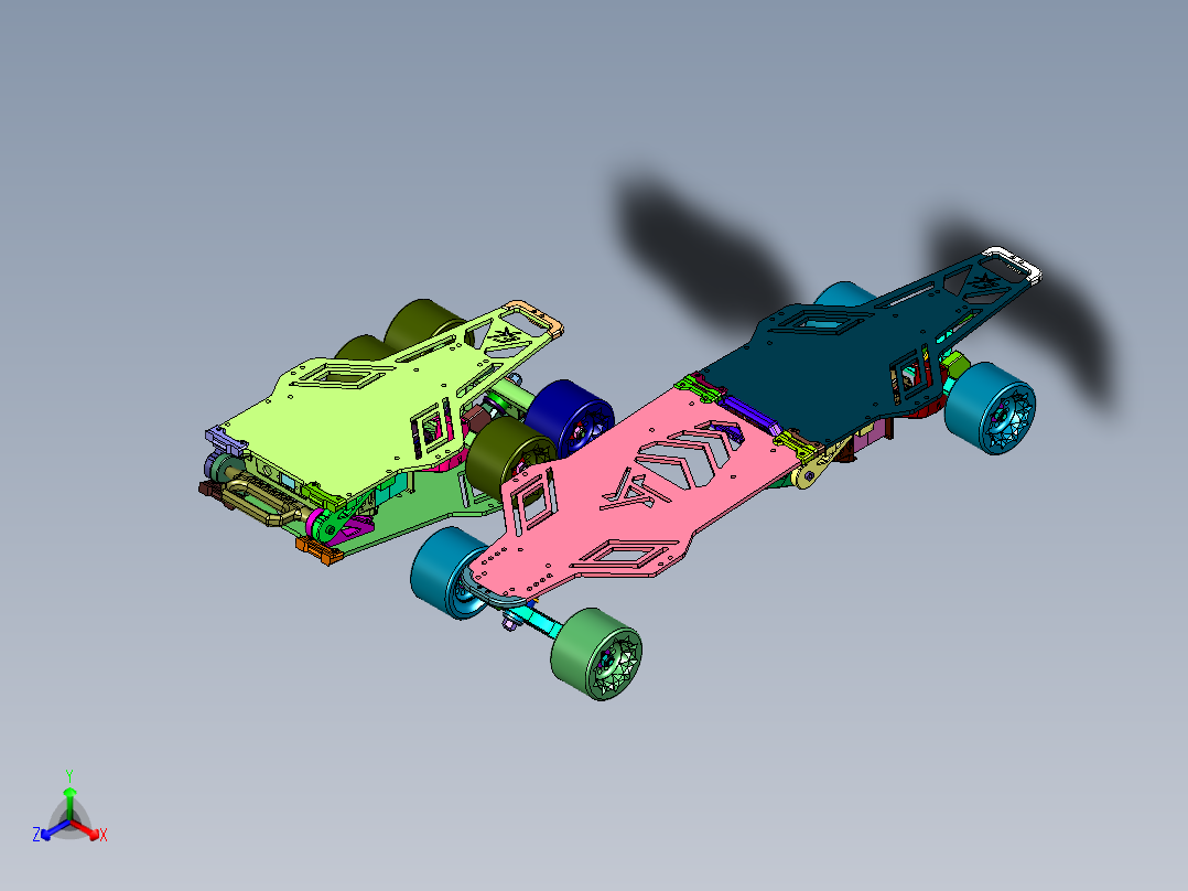 无把四轮遥控滑板