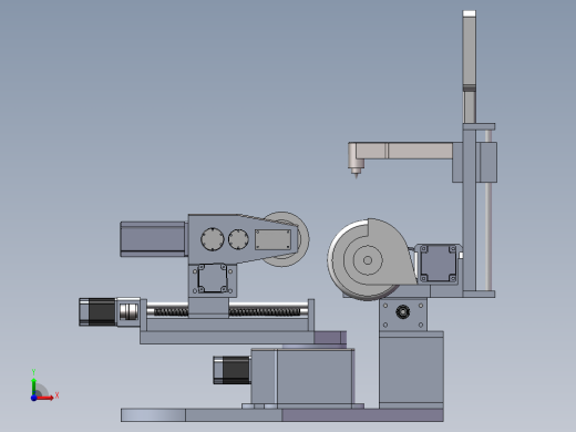 P771-磨床砂轮修整机的结构设计【6+SW三维】380前视缩略图