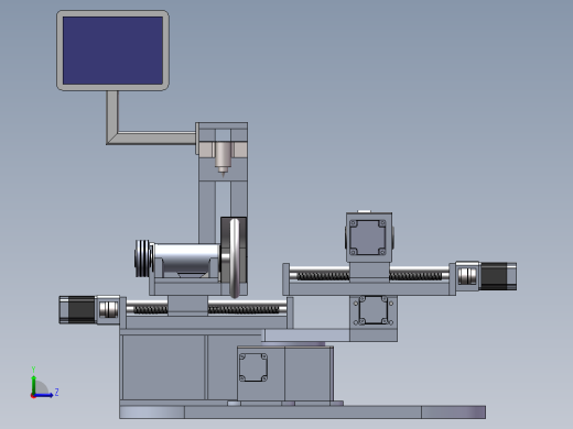 P771-磨床砂轮修整机的结构设计【6+SW三维】380左视缩略图