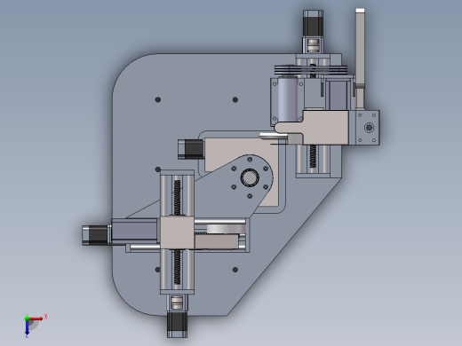 P771-磨床砂轮修整机的结构设计【6+SW三维】380俯视缩略图
