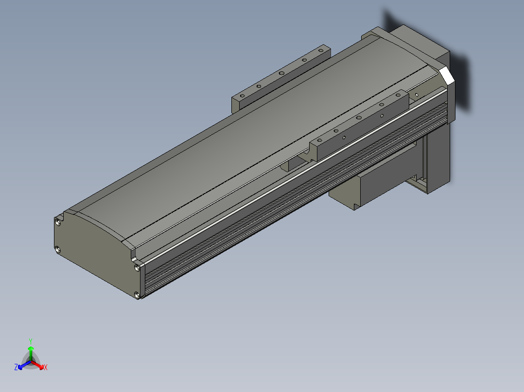 CCTL模组螺杆-TL135-S200-BM正等轴测图
