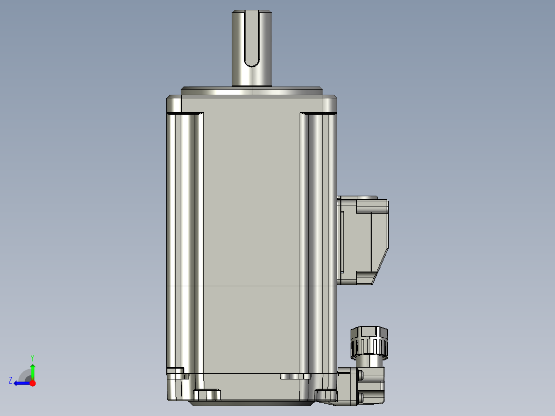 低压伺服电机MF5H-60CM30BZ1-504右视图