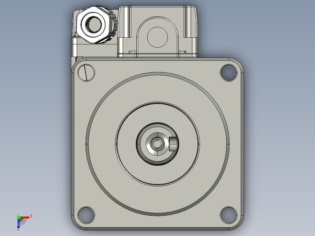 低压伺服电机MF5H-60CM30BZ1-504俯视图