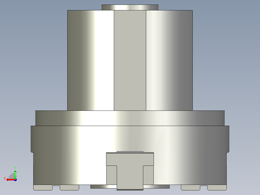 普通气爪PH02-50C后视图