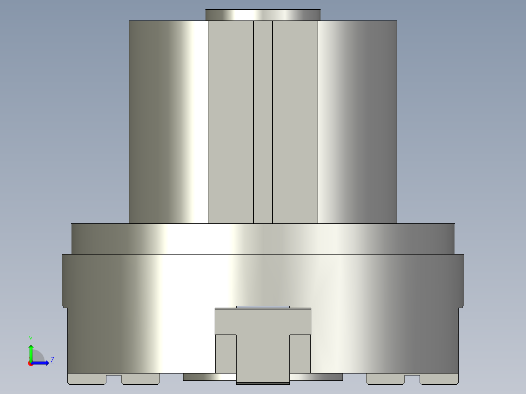 普通气爪PH02-50C左视图