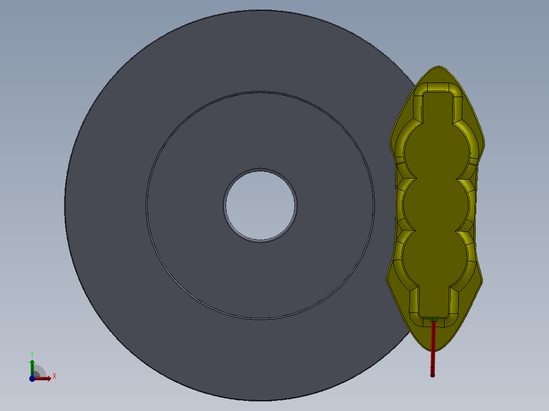制动器 (23)前视图