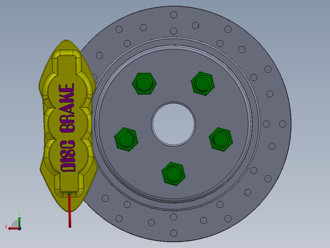 制动器 (23)后视图
