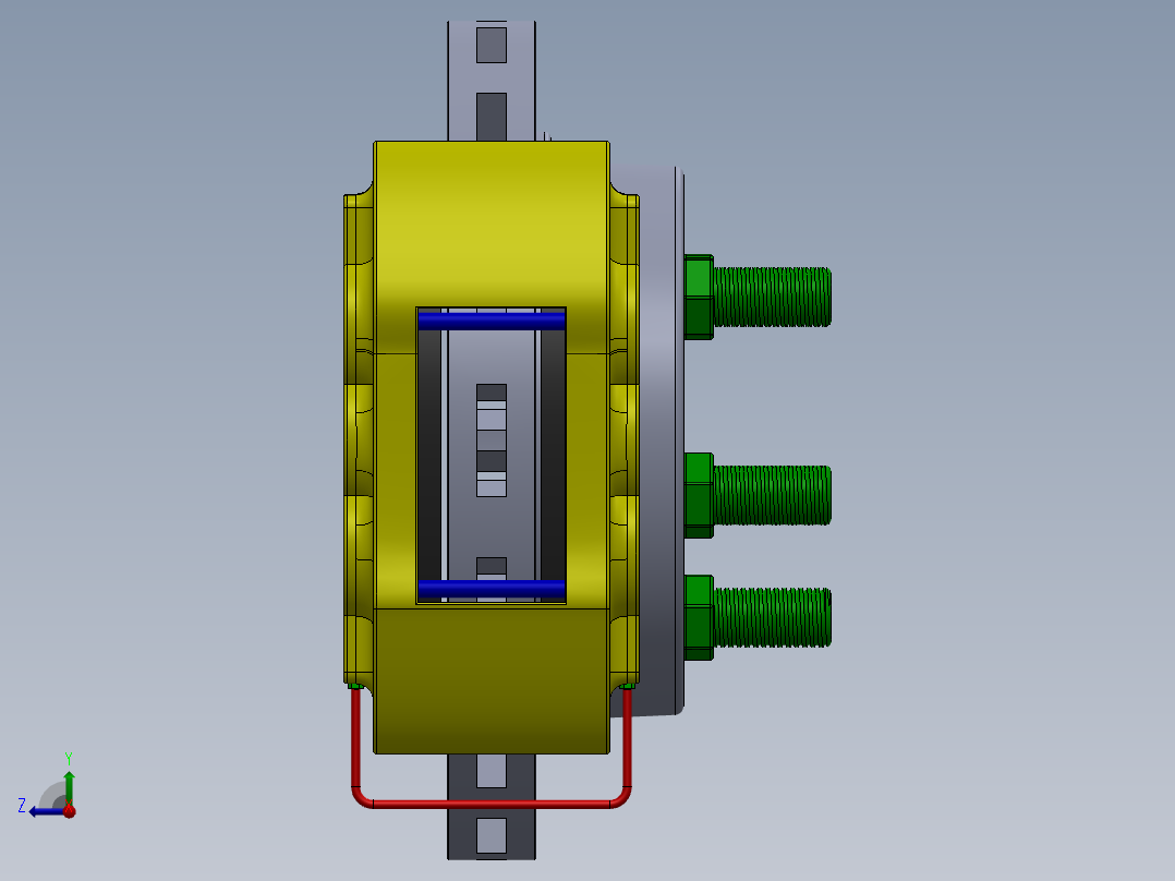 制动器 (23)右视图