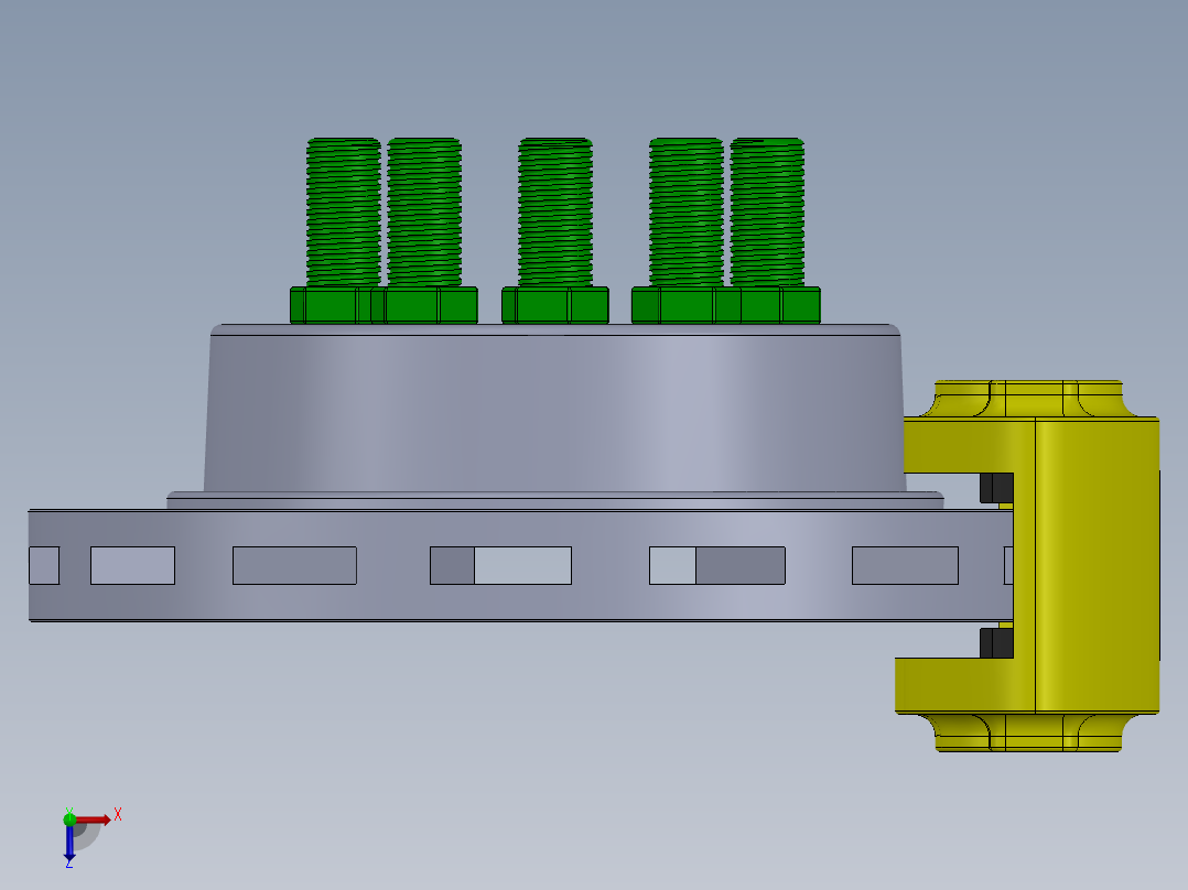 制动器 (23)俯视图