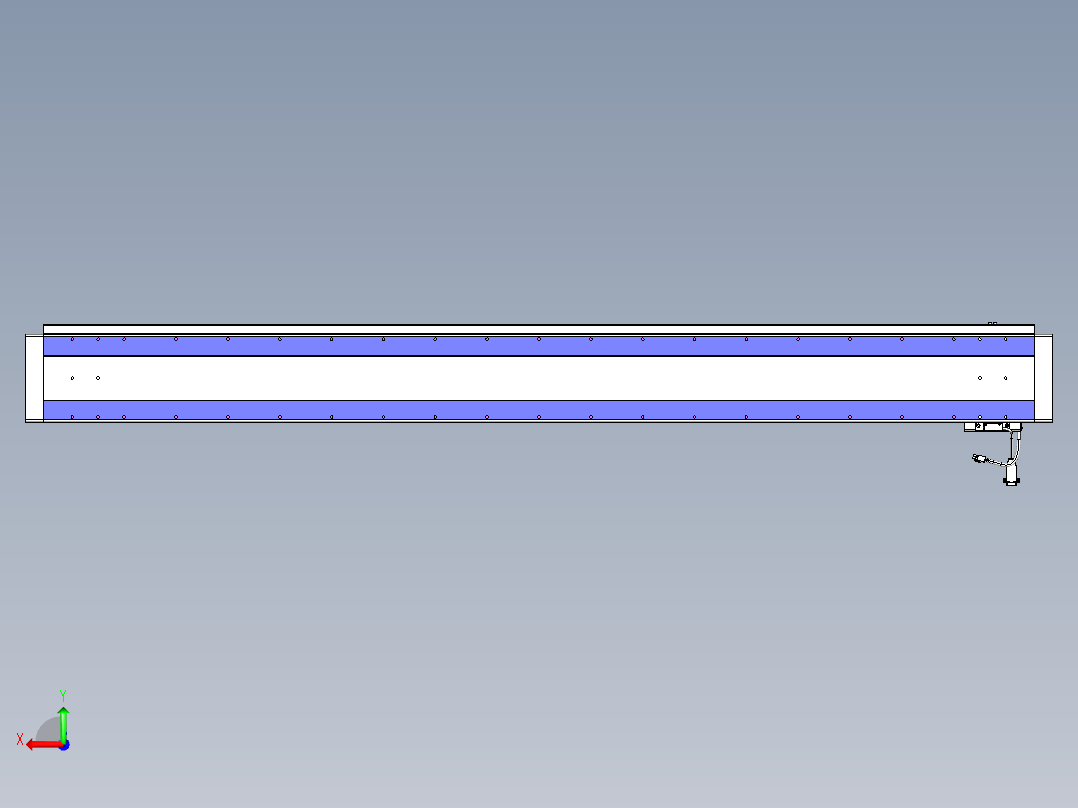 威洛博VL系列直线电机模组-VL17E1-S1750后视图