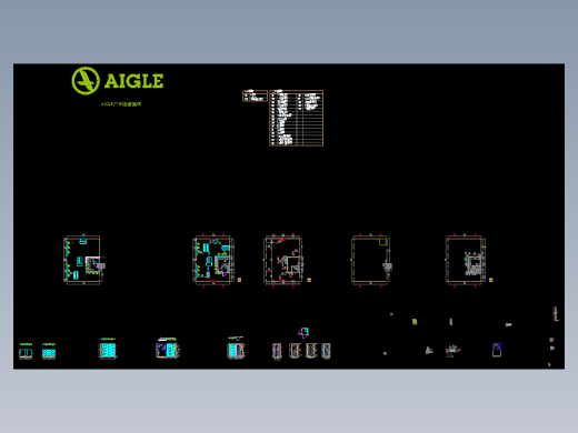 服装专卖店 施工图图片