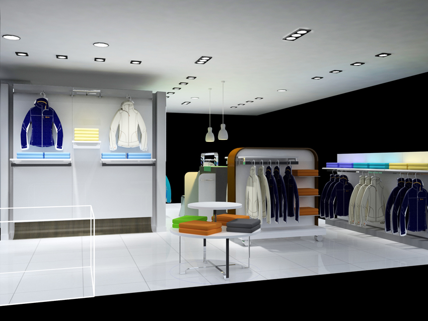 服装专卖店 施工图图片