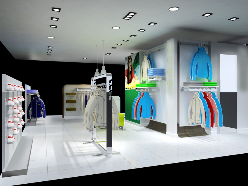 服装专卖店 施工图图片