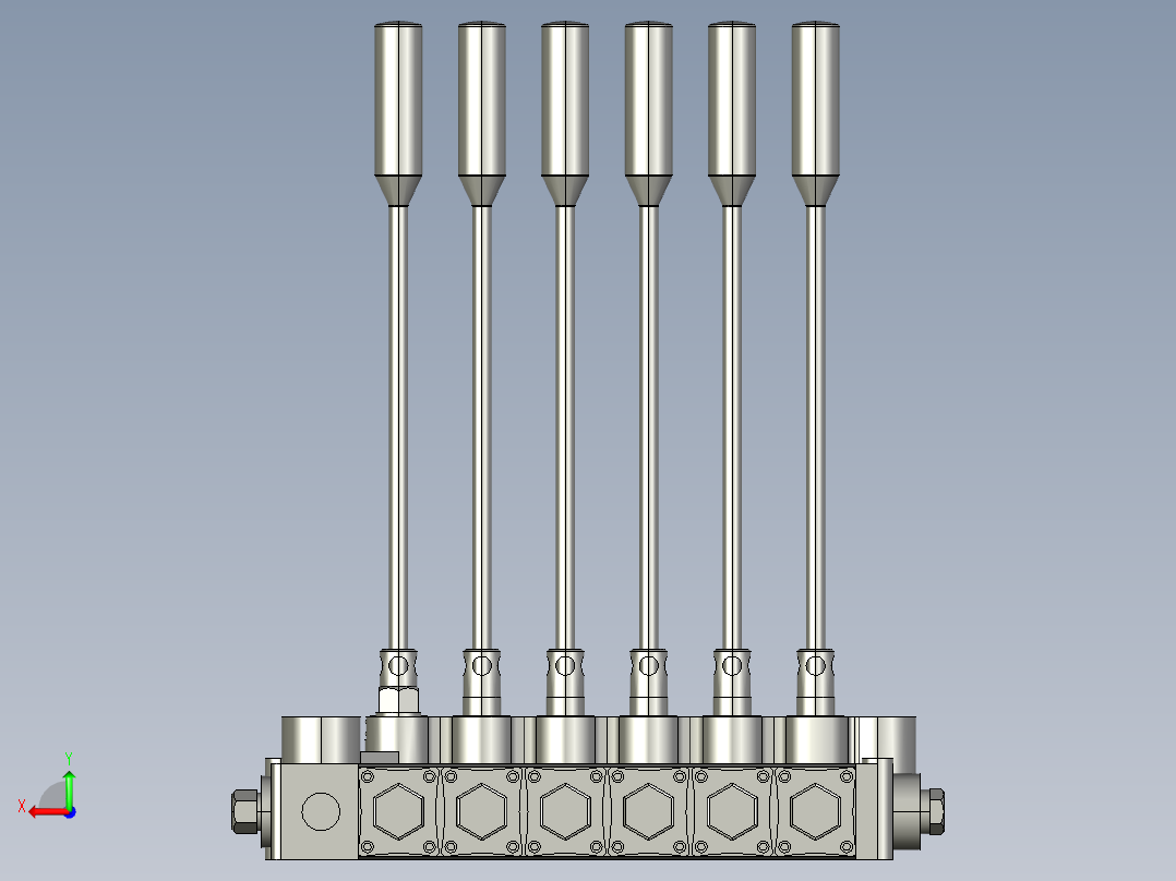 ZDa×-F15L多路换向阀[ZDa-F15L]后视图