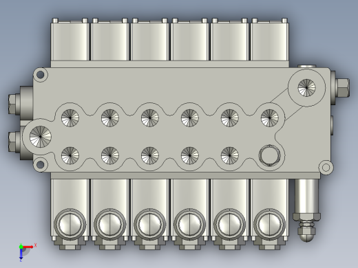 ZDa×-F15L多路换向阀[ZDa-F15L]俯视缩略图